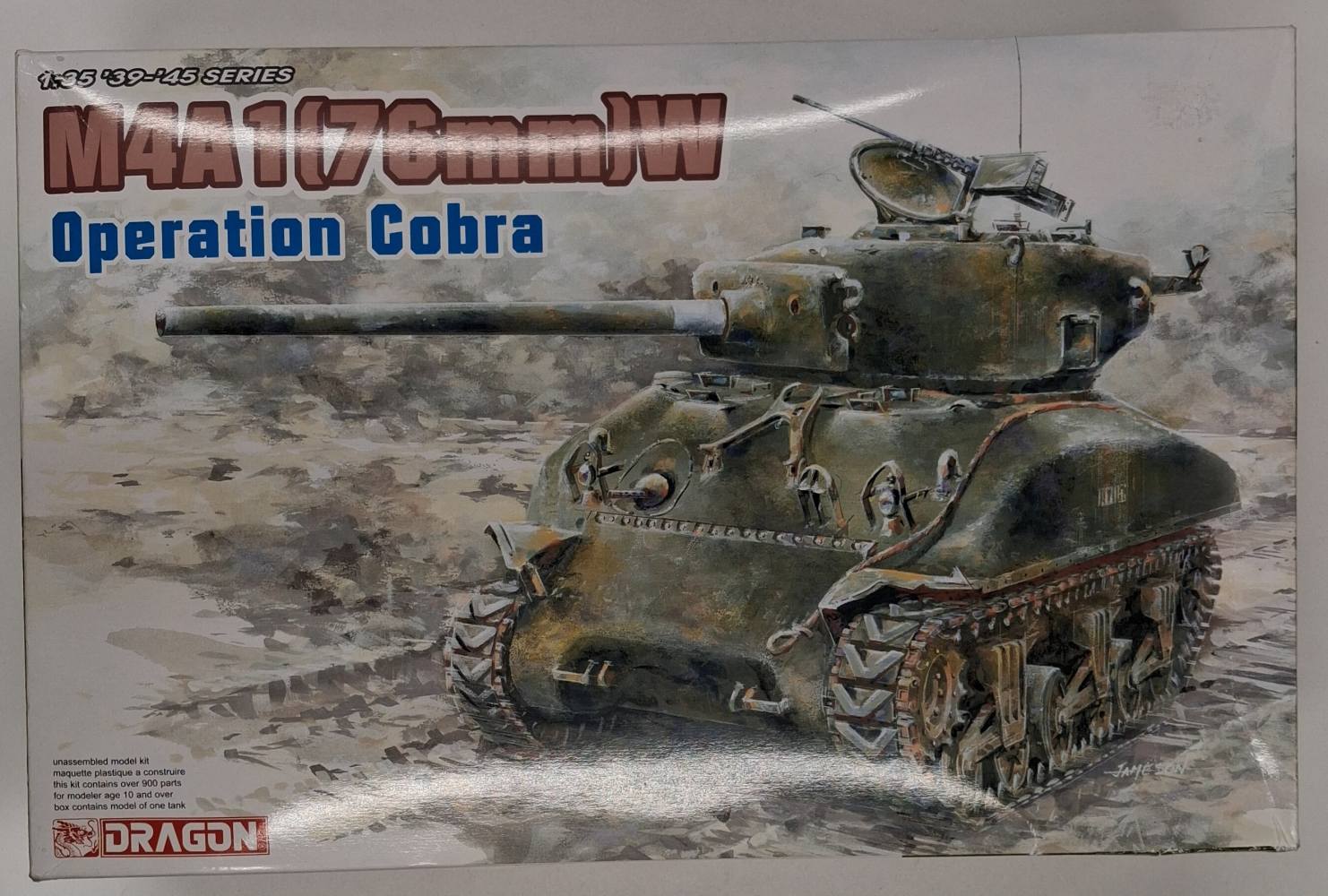 KINGKIT MODEL SCRAPYARD DRAGON 6083 M4A1 76mm W OPERATION COBRA STARTED Salvage Yard