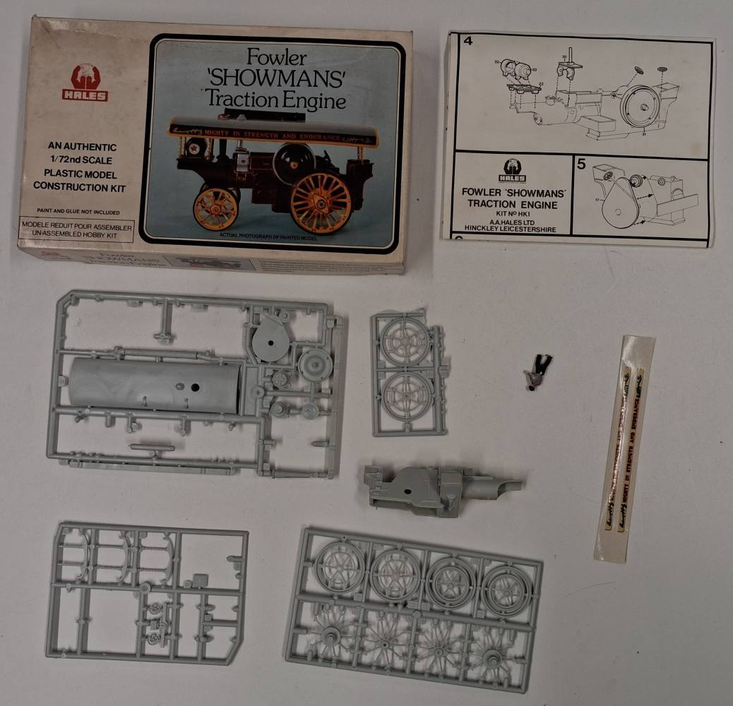 KINGKIT MODEL SCRAPYARD HALES HK1 FOWLER SHOWMANS TRACTION ENGINE STARTED Salvage Yard