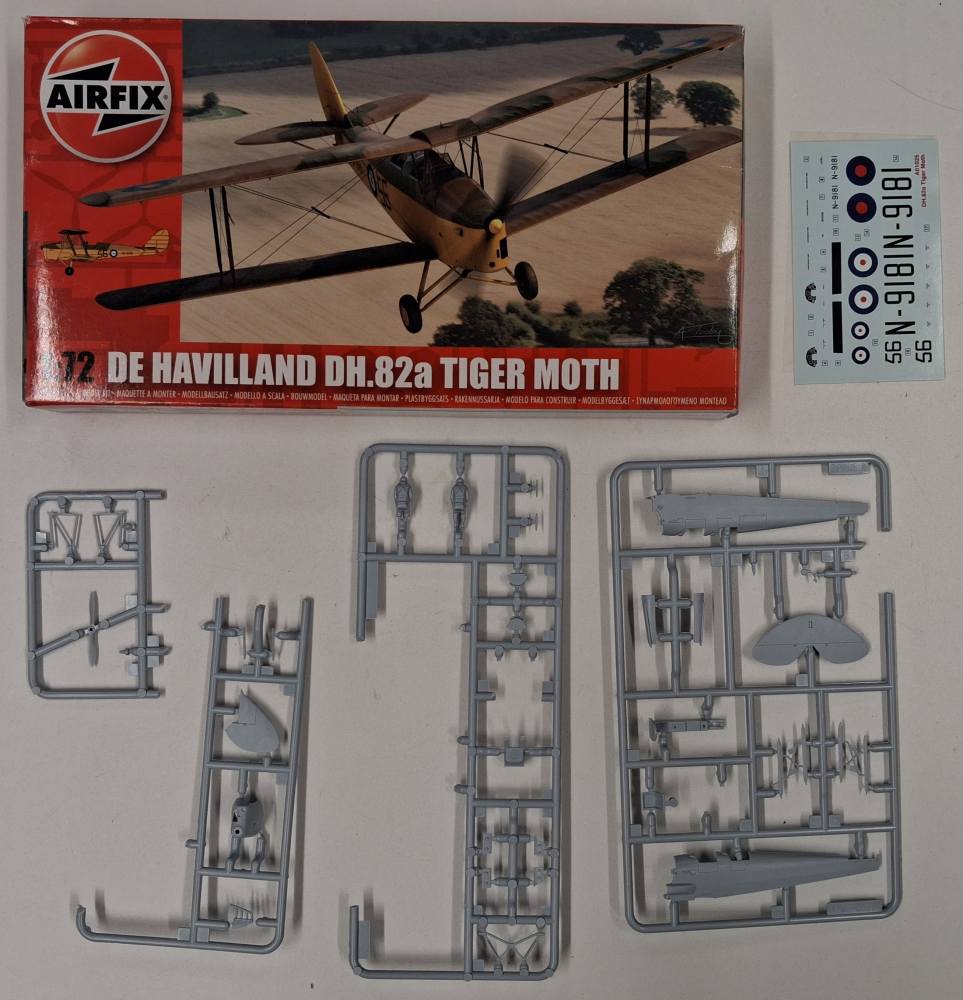 KINGKIT MODEL SCRAPYARD AIRFIX A01025 DE HAVILLAND DH.82A TIGER MOTH SPARES AND REPAIRS Salvage Yard