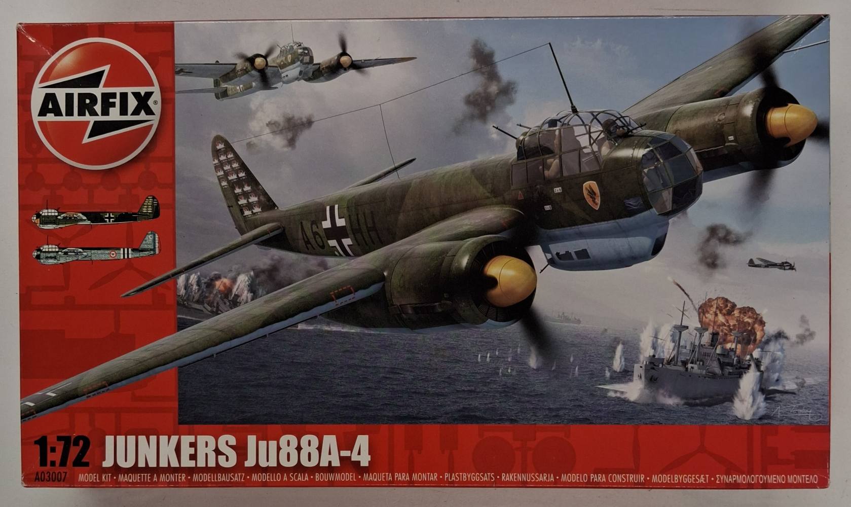 KINGKIT MODEL SCRAPYARD AIRFIX A03007 JUNKERS JU88A-4 DESPRUED Salvage Yard
