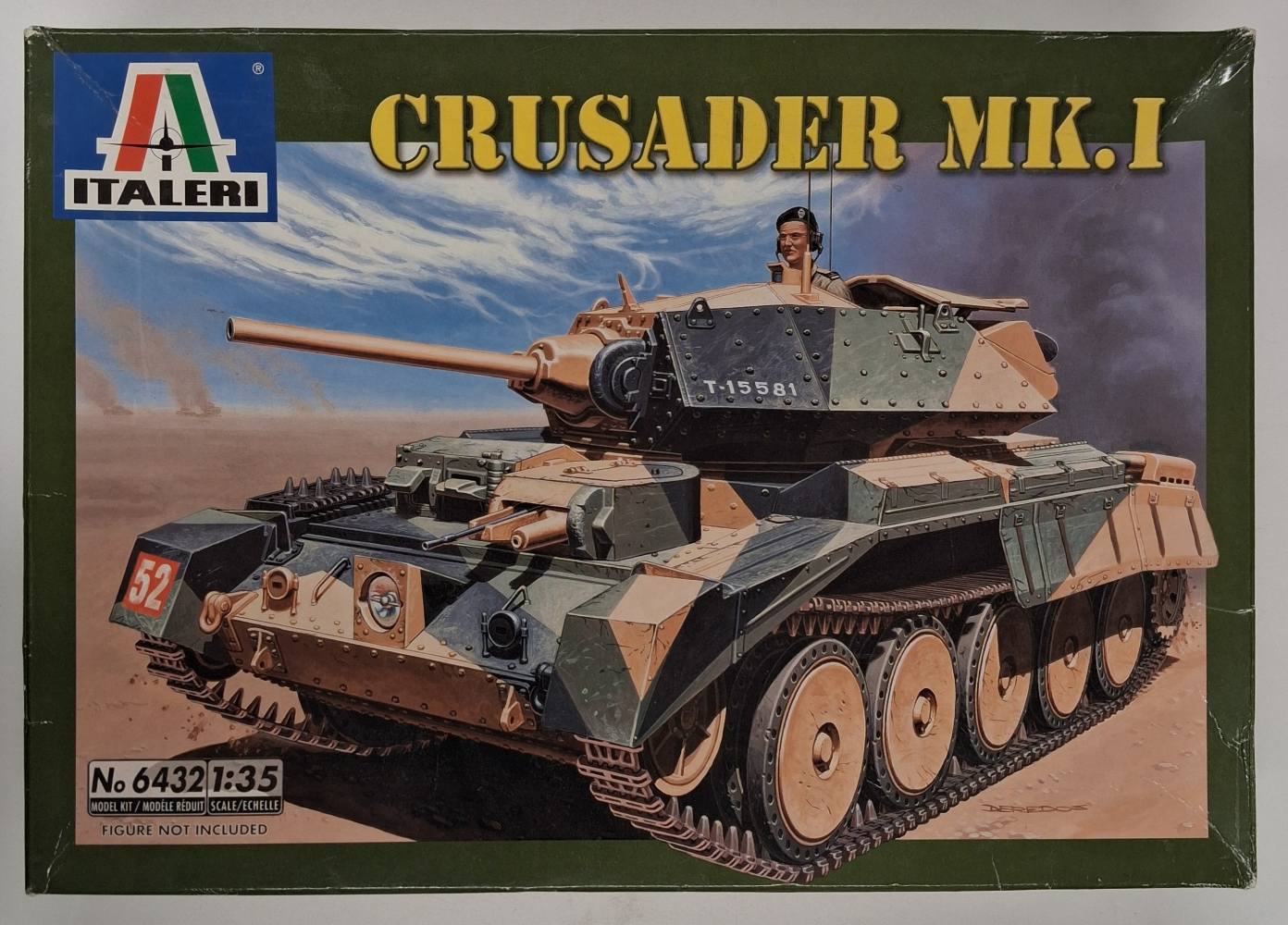 KINGKIT MODEL SCRAPYARD ITALERI 6432 CRUSADER MK.I STARTED Salvage Yard