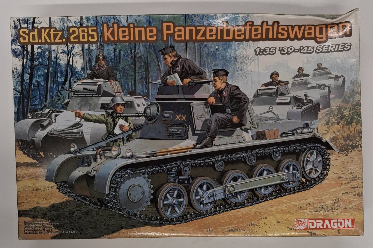 KINGKIT MODEL SCRAPYARD DRAGON 6218 SD.KFZ. 265 KLEINE PANZERBEFEHLSWAGEN SPARES AND REPAIRS Salvage Yard