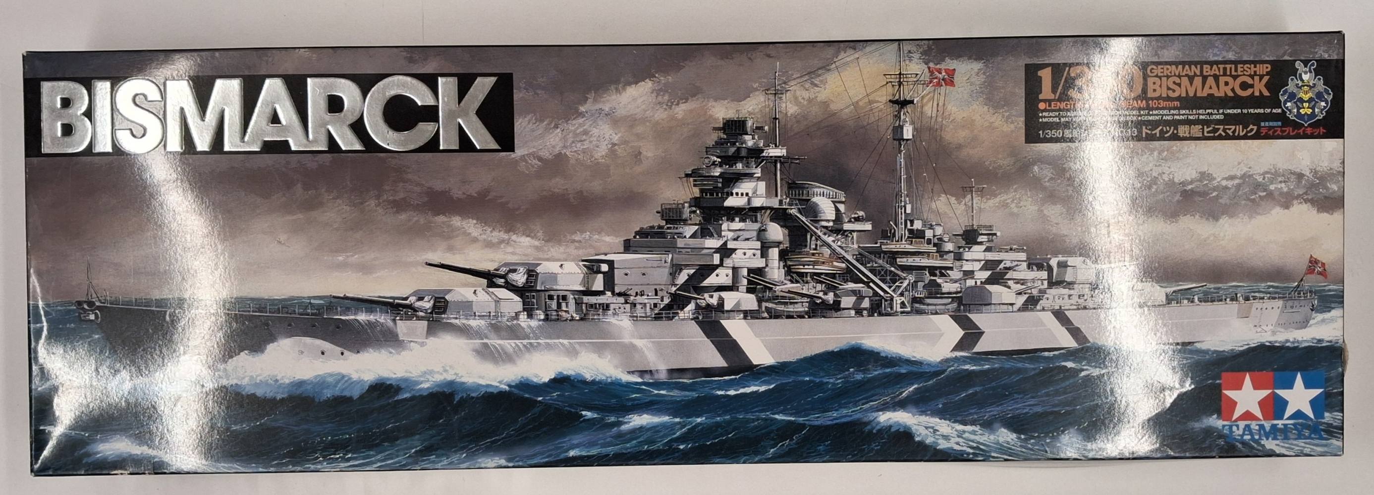 KINGKIT MODEL SCRAPYARD TAMIYA 78013.6500 GERMAN BATTLESHIP BISMARK STARTED Salvage Yard