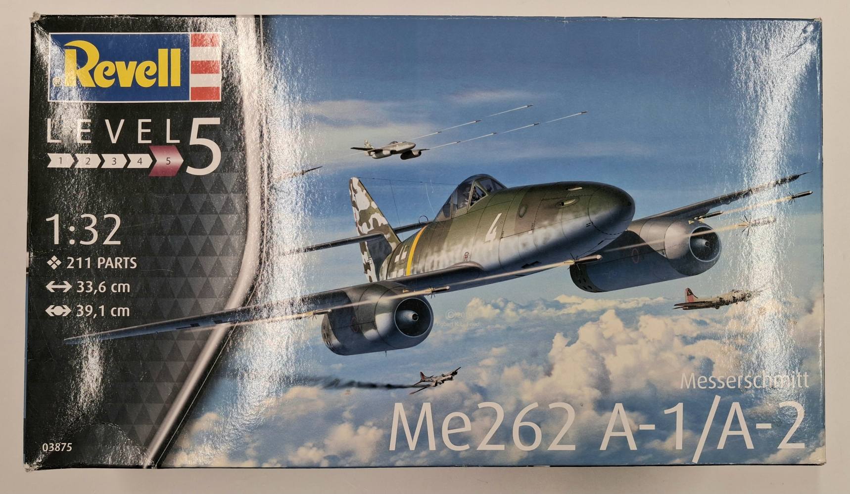 KINGKIT MODEL SCRAPYARD REVELL 03875 MESSERSCHMITT ME262 A-1/A-2 STARTED Salvage Yard