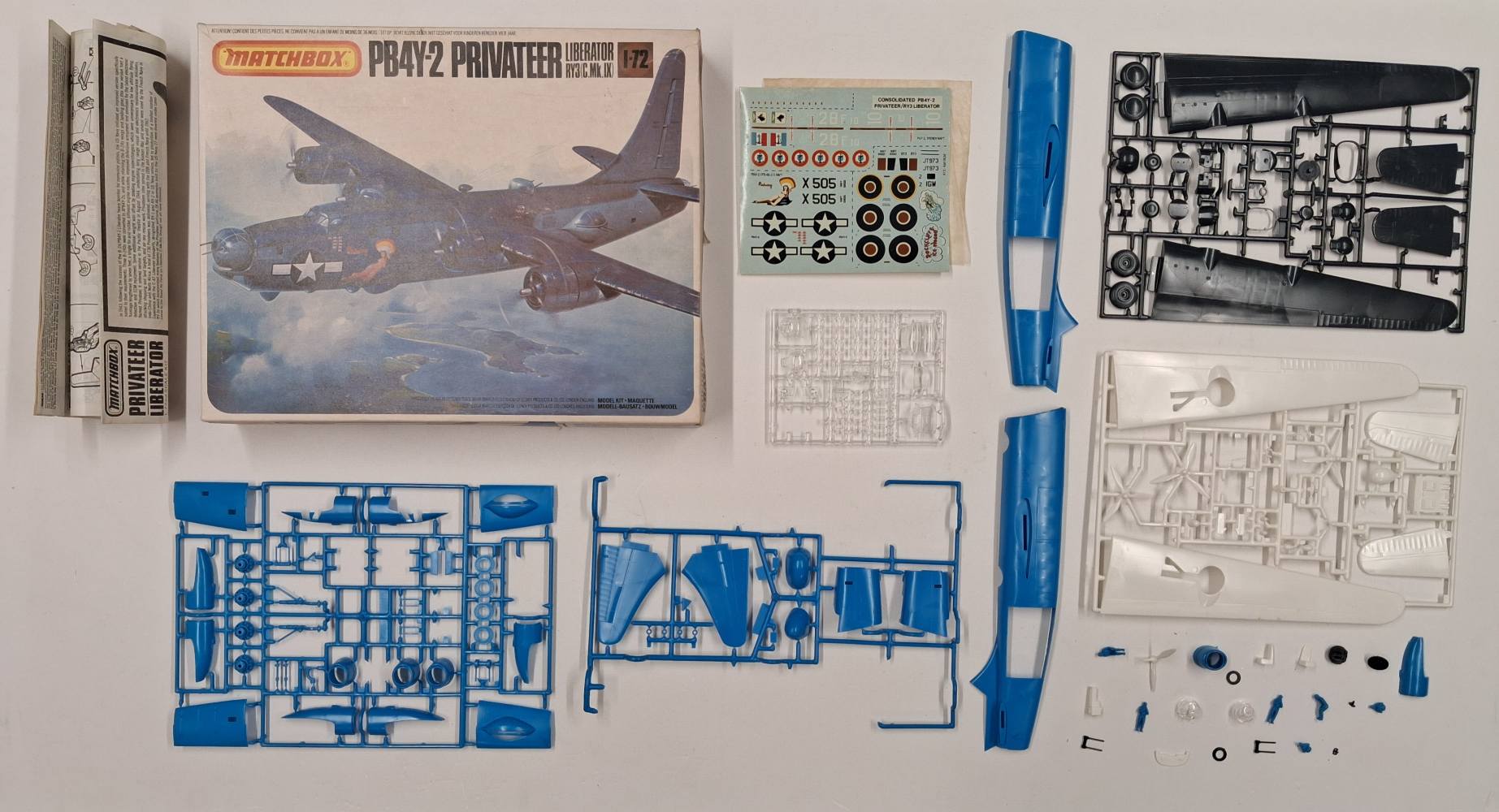 KINGKIT MODEL SCRAPYARD MATCHBOX PK-606 PB4Y-2 PRIVATEER RY3 LIBERATOR C.MK.IX BROKEN PROPELLER Salvage Yard