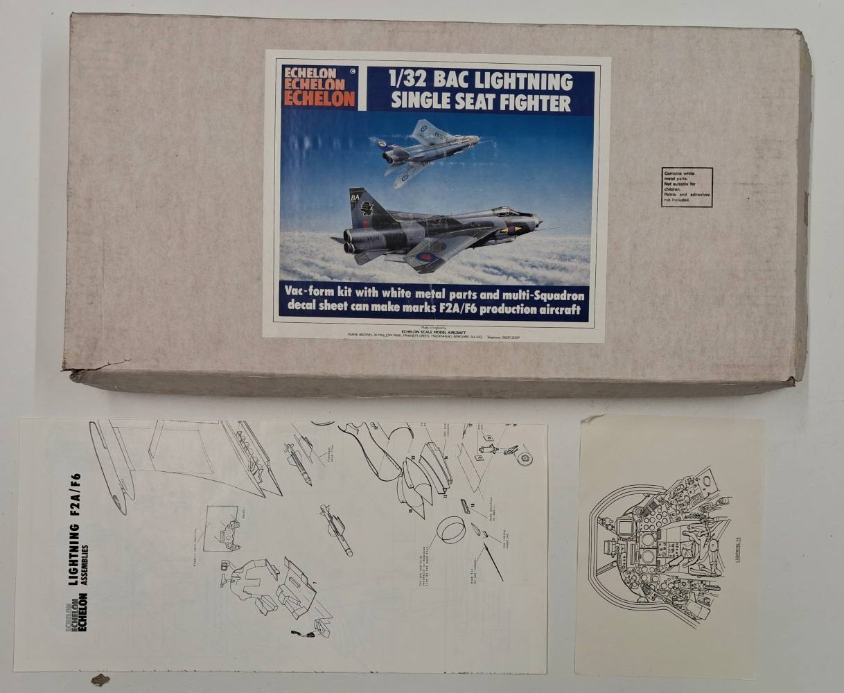 KINGKIT MODEL SCRAPYARD ECHELON BAC LIGHTNING SINGLE SEAT FIGHTER INCOMPLETE Salvage Yard