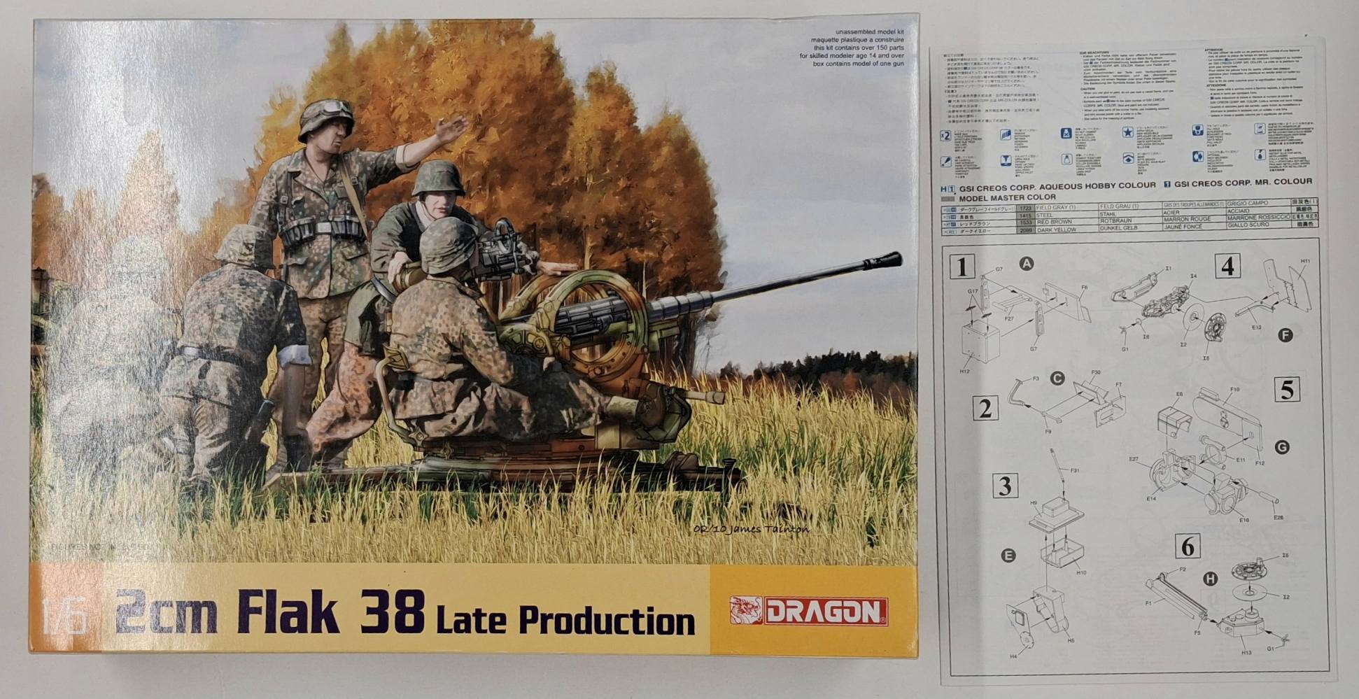 KINGKIT MODEL SCRAPYARD DRAGON 75039 2CM FLAK 38 LATE PRODUCTION STARTED Salvage Yard