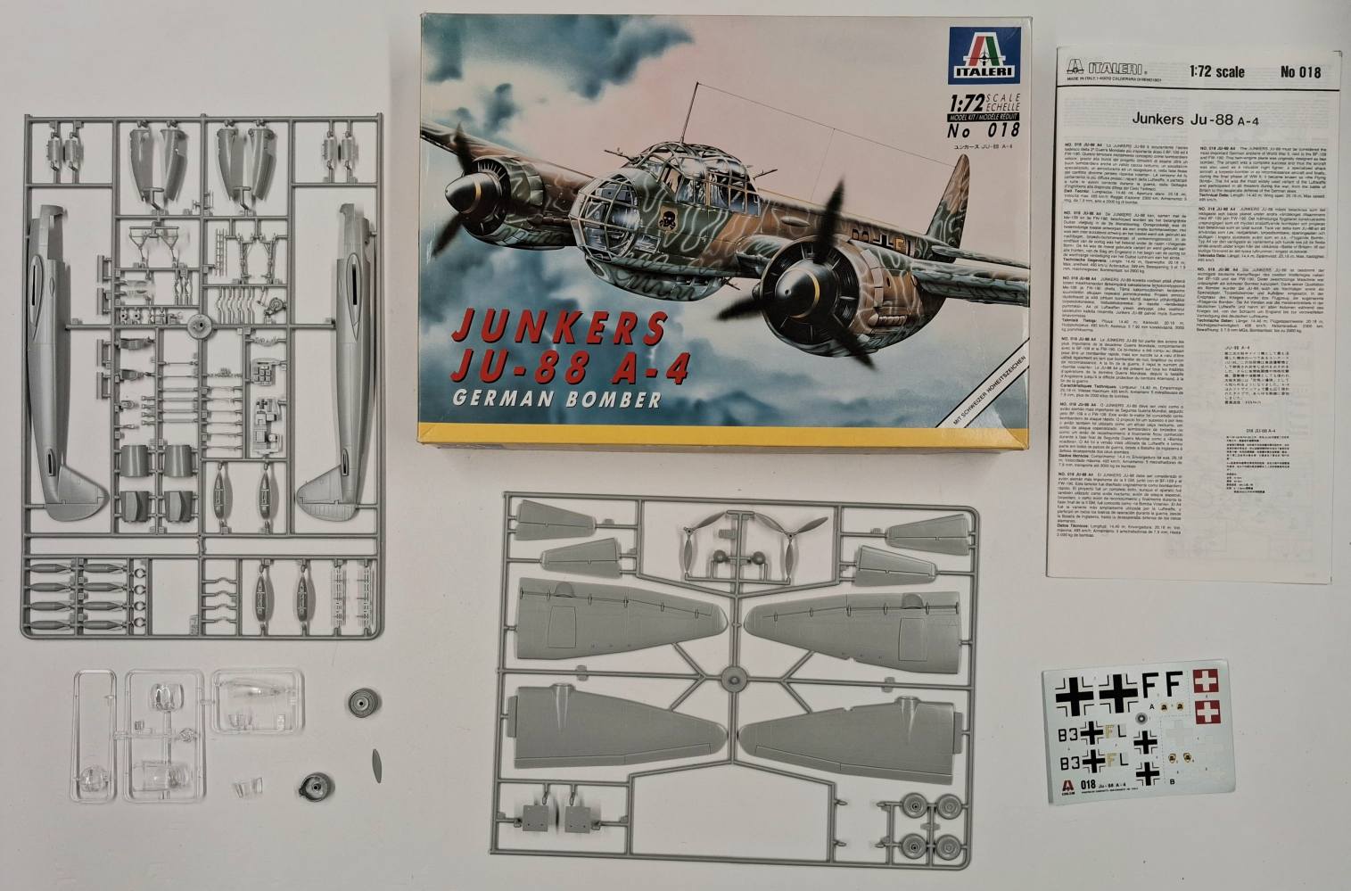 KINGKIT MODEL SCRAPYARD ITALERI 018 GERMAN BOMBER JUNKERS JU-88 A-4 BROKEN PROPELLER Salvage Yard