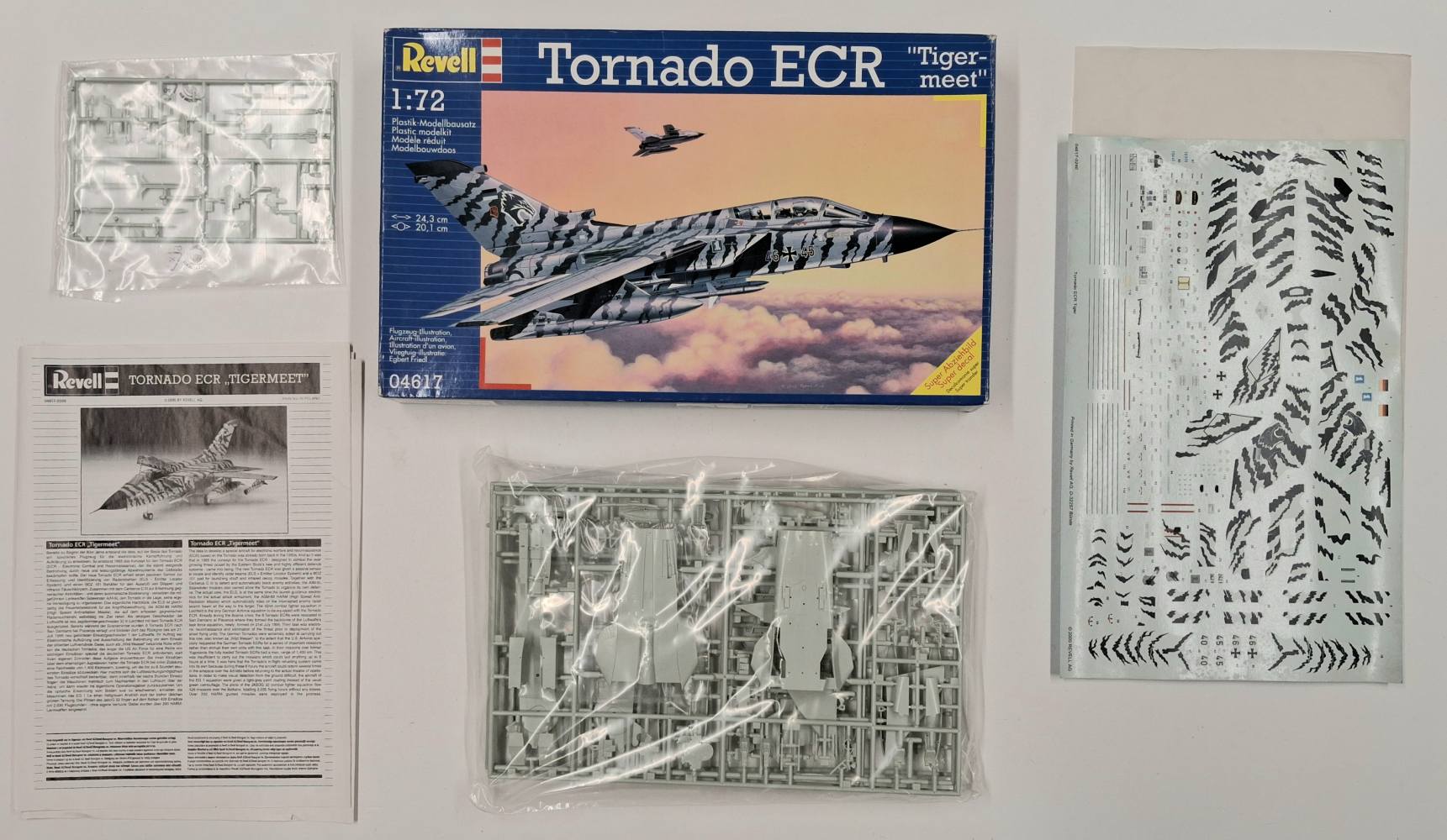 KINGKIT MODEL SCRAPYARD REVELL 04617 TORNADO ECR TIGER-MEET CRACKED DECALS Salvage Yard