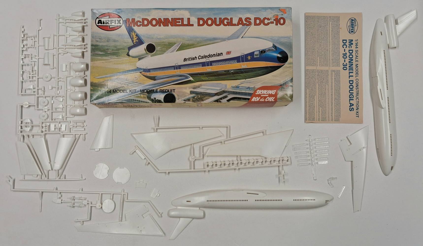 KINGKIT MODEL SCRAPYARD AIRFIX 06177-7 MCDONNELL DOUGLAS DC-10 NO DECALS Salvage Yard