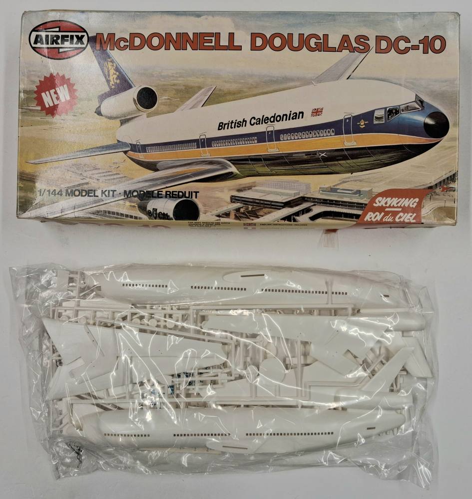 KINGKIT MODEL SCRAPYARD AIRFIX 06177-7 MCDONNELL DOUGLAS DC-10 NO INSTRUCTIONS NO DECALS Salvage Yard