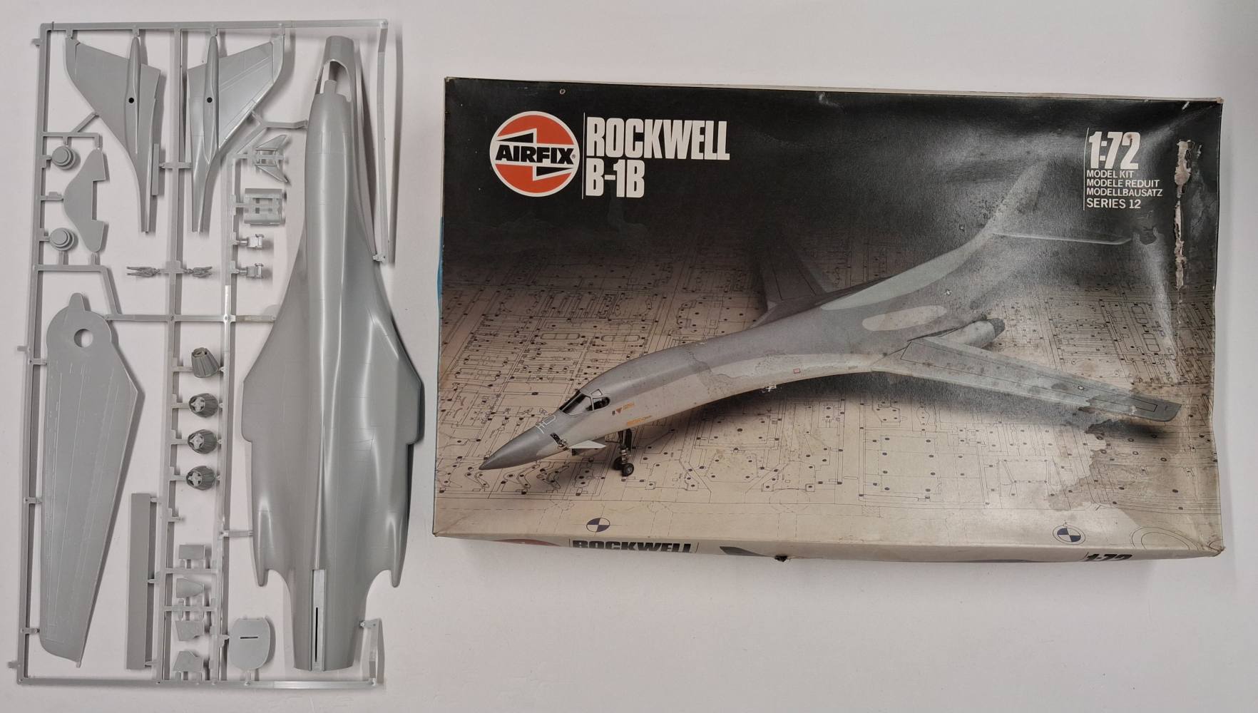 KINGKIT MODEL SCRAPYARD AIRFIX 9 12003 ROCKWELL B-1B NO DECALS Salvage Yard