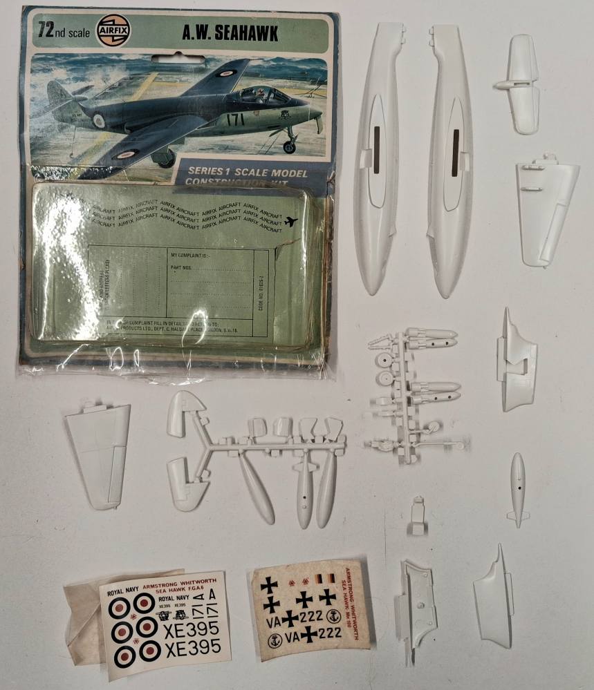 KINGKIT MODEL SCRAPYARD AIRFIX A.W.SEAHAWK NO CANOPY Salvage Yard