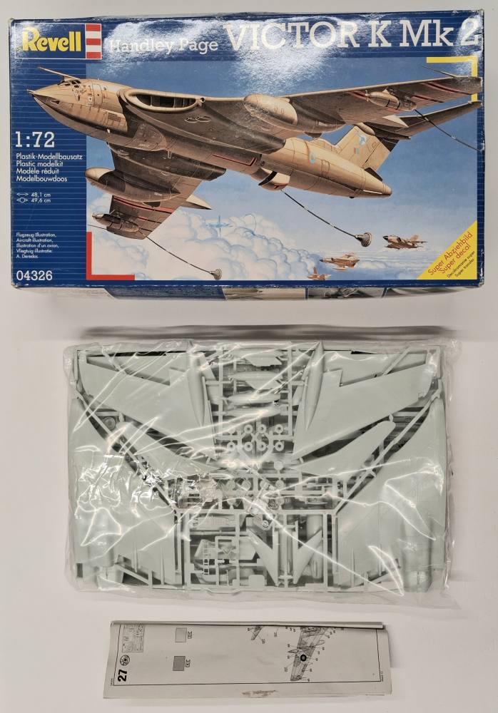 KINGKIT MODEL SCRAPYARD REVELL 04326 HANDLEY PAGE VICTOR K MK 2 NO DECALS Salvage Yard