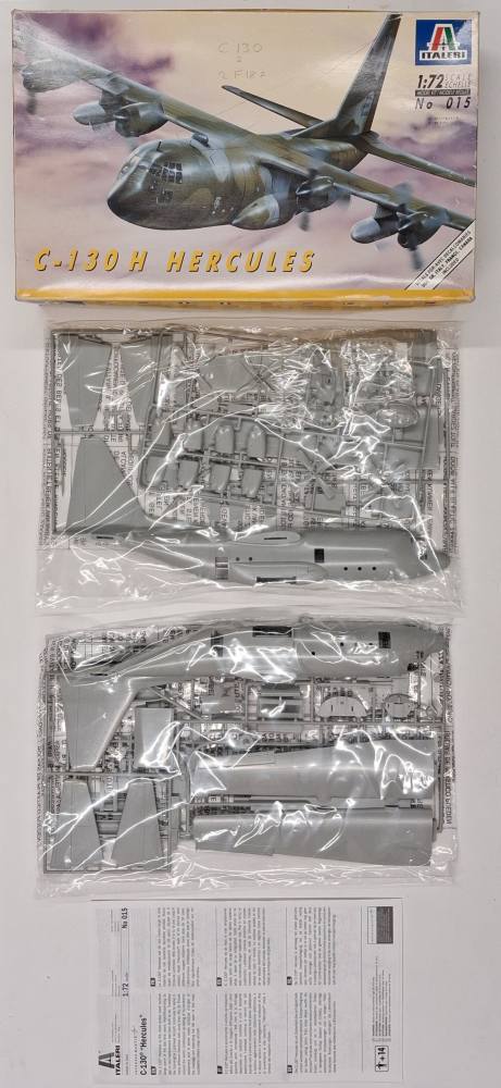 KINGKIT MODEL SCRAPYARD ITALERI 015 C-130 H HERCULES NO DECALS Salvage Yard