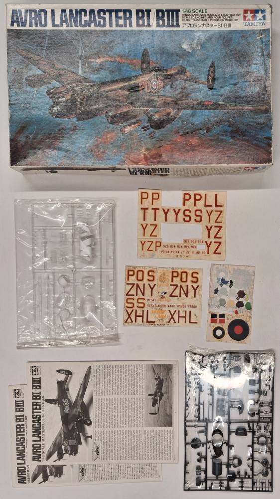 KINGKIT MODEL SCRAPYARD TAMIYA MA120.3500 I/48 AVRO LANCASTER BI/BIII CUT AND DAMAGED DECALS Salvage Yard