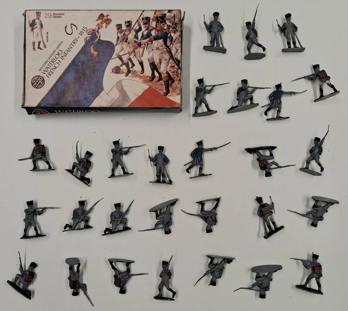 KINGKIT MODEL SCRAPYARD AIRFIX 51463-5 WATERLOO FRENCH INFANTRY - 1815 STARTED INCOMPLETE Salvage Yard