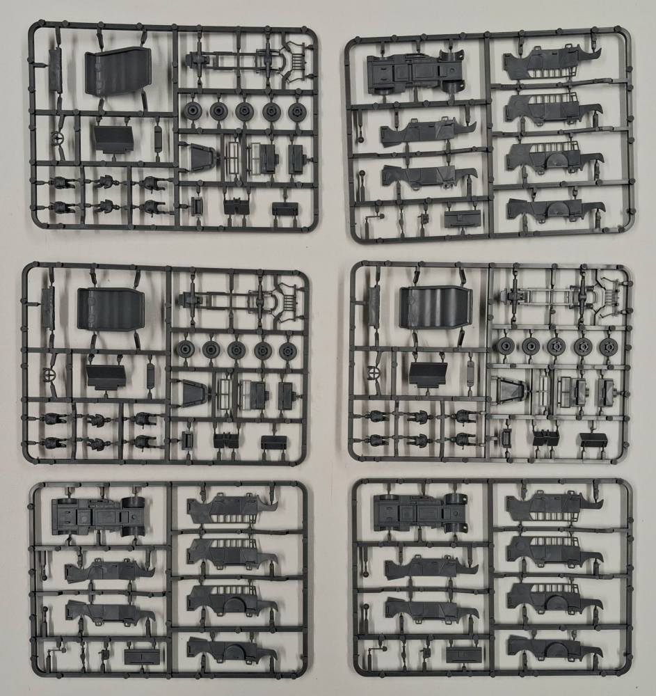 KINGKIT MODEL SCRAPYARD PLASTIC SOLDIER WW2V20031 1/72 STEYR 3 VEHICLES/ KIT NO HEADER NO INSTRUCTIONS Salvage Yard