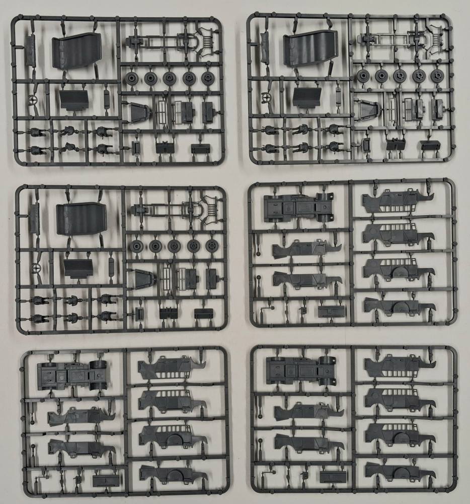 KINGKIT MODEL SCRAPYARD PLASTIC SOLDIER WW2V20031 1/72 STEYR 3 VEHICLES/ KIT NO HEADER NO INSTRUCTIONS Salvage Yard