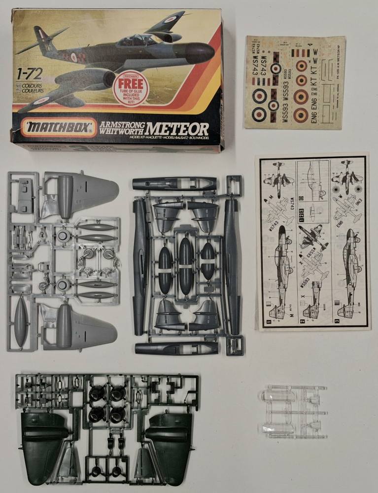KINGKIT MODEL SCRAPYARD MATCHBOX PK-129 METEOR NF.14/12/11 INCOMPLETE Salvage Yard