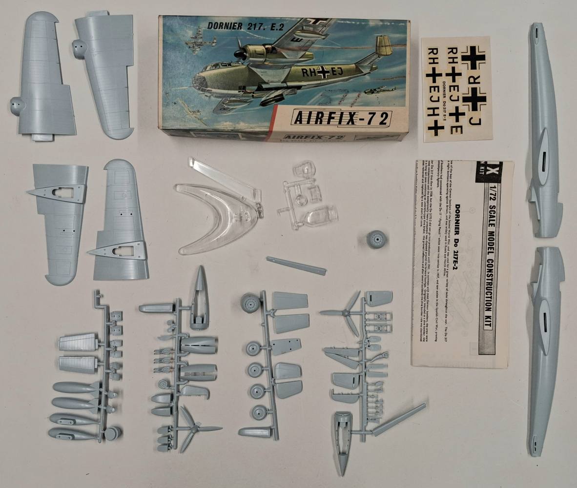 KINGKIT MODEL SCRAPYARD AIRFIX 383 DORNIER 217 E.2 STARTED PAINTING Salvage Yard