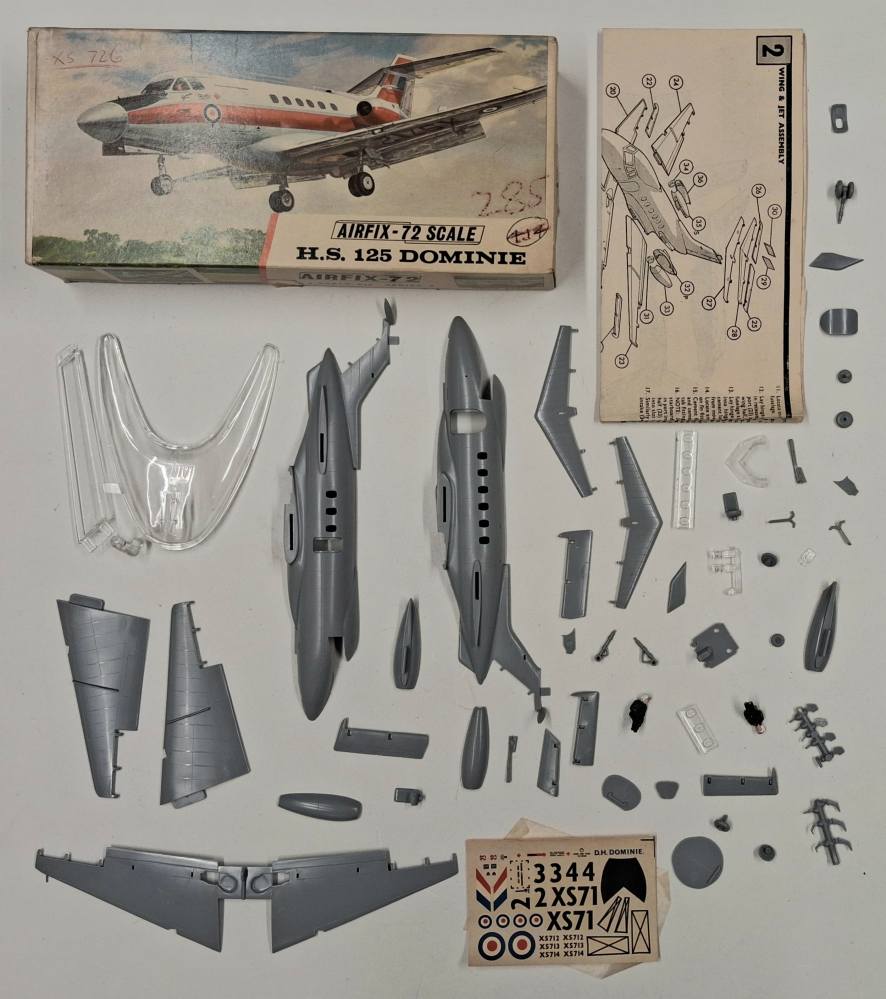 KINGKIT MODEL SCRAPYARD AIRFIX 389 H.S. 125 DOMINIE STARTED Salvage Yard