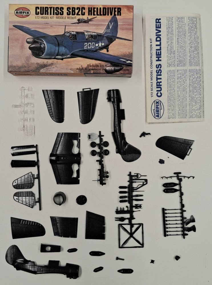 KINGKIT MODEL SCRAPYARD AIRFIX 02031-0 CURTISS SB2C HELLDIVER INCOMPLETE Salvage Yard