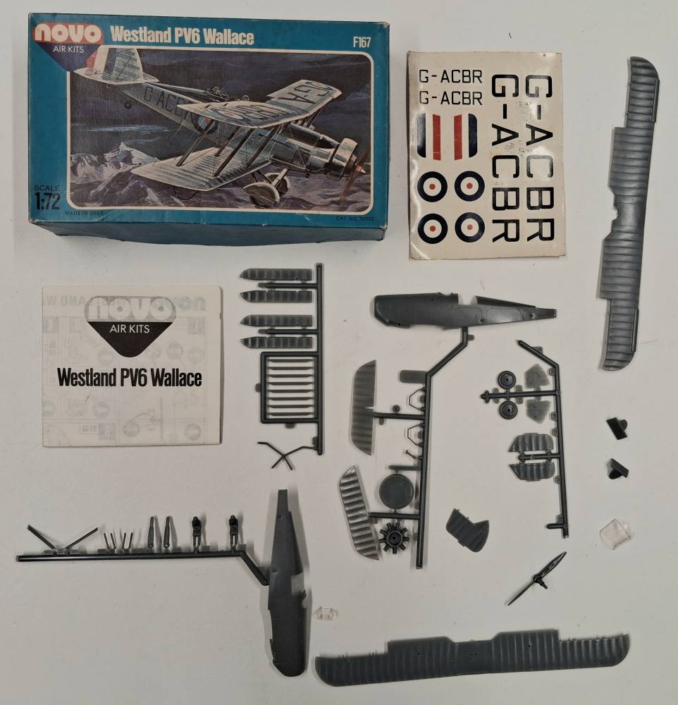 KINGKIT MODEL SCRAPYARD NOVO F167 WESTLAND PV6 WALLACE CRACKED DECALS Salvage Yard
