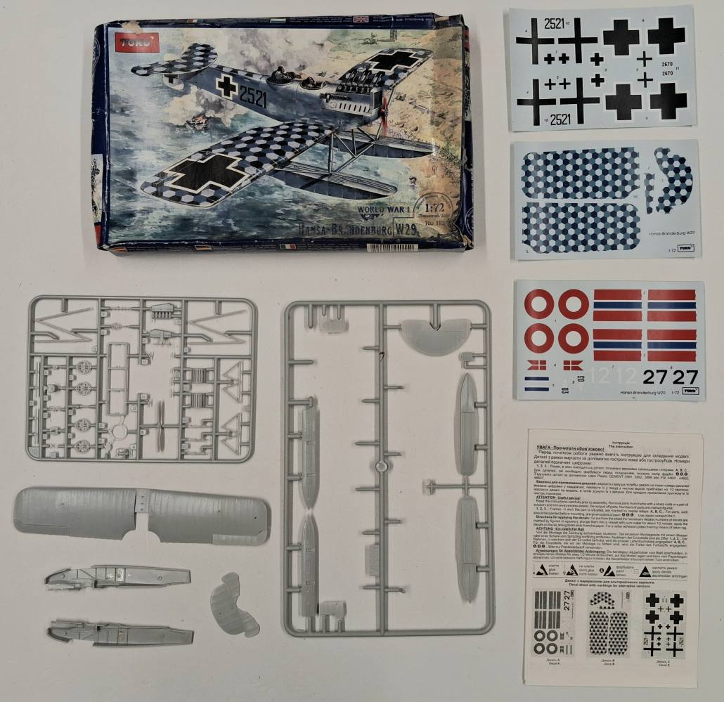KINGKIT MODEL SCRAPYARD TOKO 115 WORLD WAR I HANSA- BRANDENBURG W29 STARTED Salvage Yard