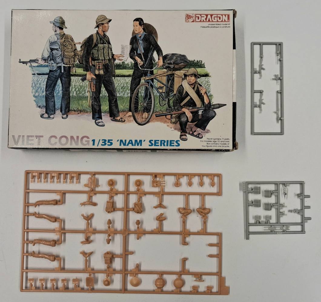 KINGKIT MODEL SCRAPYARD DRAGON 3304 NAM SERIES VIET CONG INCOMPLETE Salvage Yard
