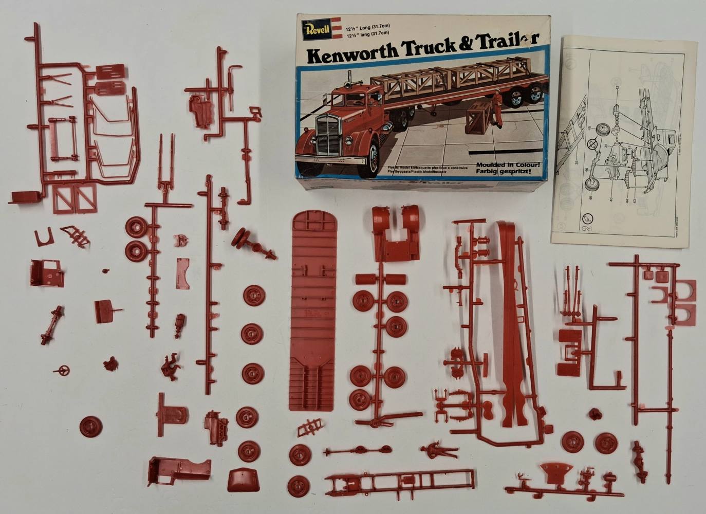 KINGKIT MODEL SCRAPYARD REVELL 7309 KENWORTH TRUCK TRAILER STARTED Salvage Yard