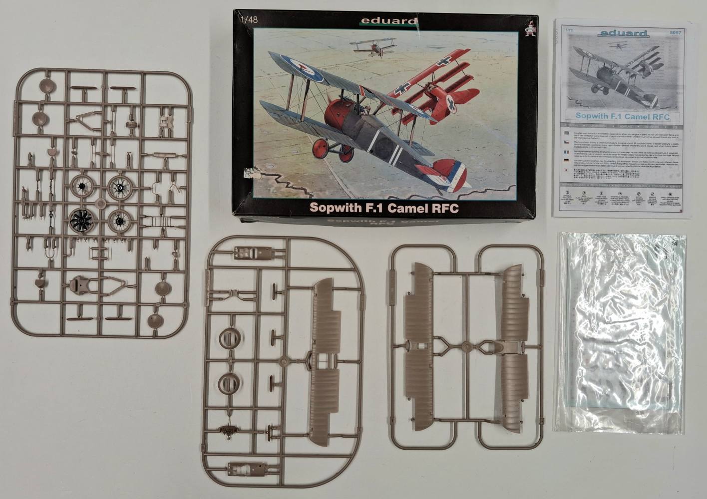 KINGKIT MODEL SCRAPYARD EDUARD 8057 SOPWITH F.1 CAMEL RFC STARTED Salvage Yard