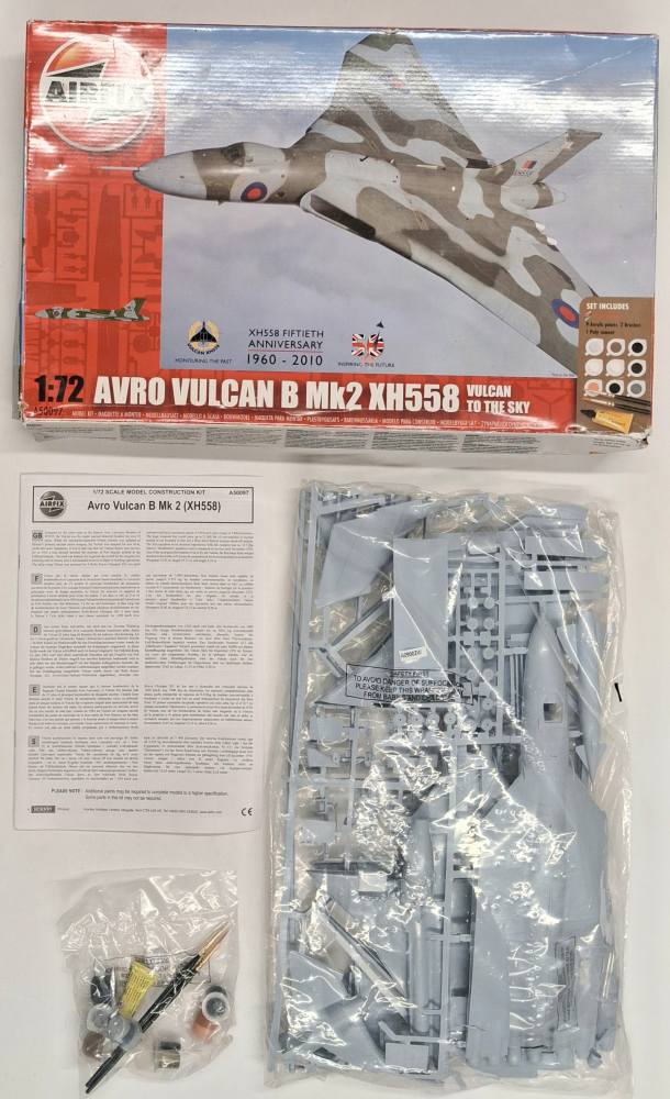 KINGKIT MODEL SCRAPYARD AIRFIX A50097 AVRO VULCAN B MK2 XH558 VULCAN TO THE SKY NO DECALS Salvage Yard