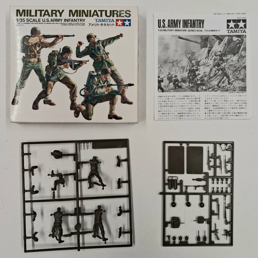 KINGKIT MODEL SCRAPYARD TAMIYA 35013.400 U.S. ARMY INFANTRY INCOMPLETE Salvage Yard