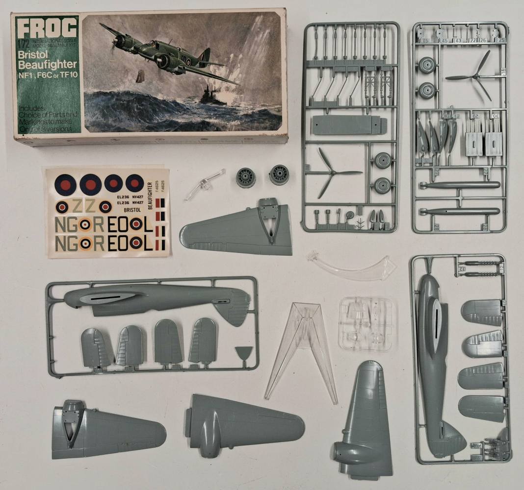 KINGKIT MODEL SCRAPYARD FROG F191 BEAUFIGHTER NO INSTRUCTIONS Salvage Yard