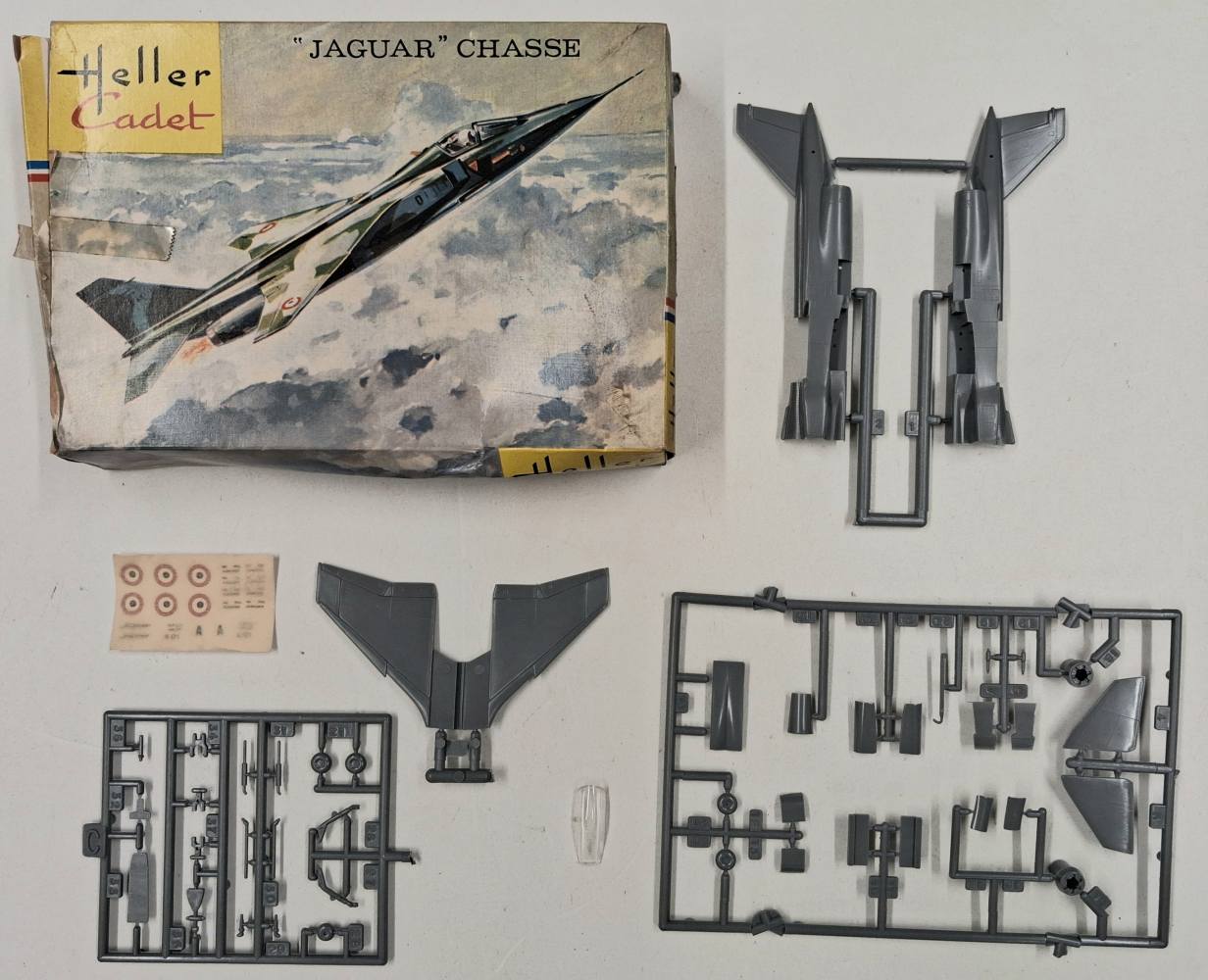 KINGKIT MODEL SCRAPYARD HELLER L016 JAGUAR CHASSE NO INSTRUCTIONS Salvage Yard