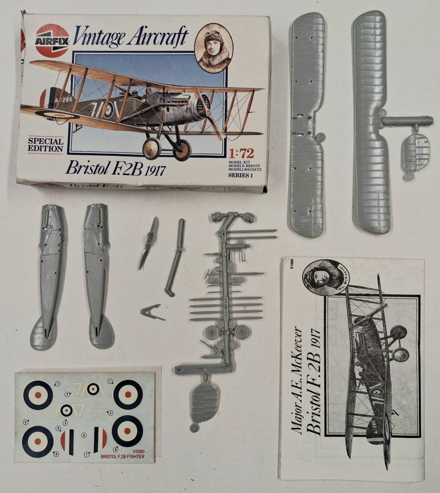 KINGKIT MODEL SCRAPYARD AIRFIX 01080 BRISTOL F.2B 1917 INCOMPLETE Salvage Yard