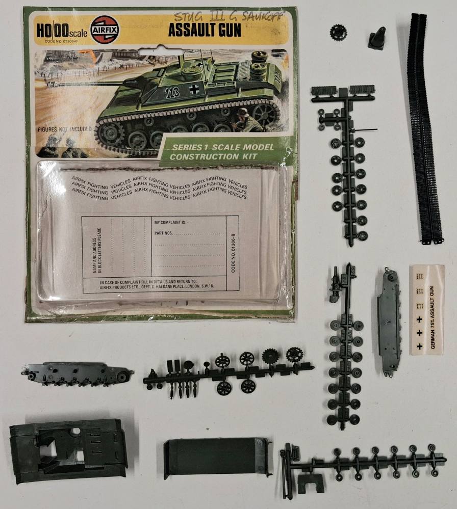 KINGKIT MODEL SCRAPYARD AIRFIX 01306 ASSAULT GUN INCOMPLETE Salvage Yard