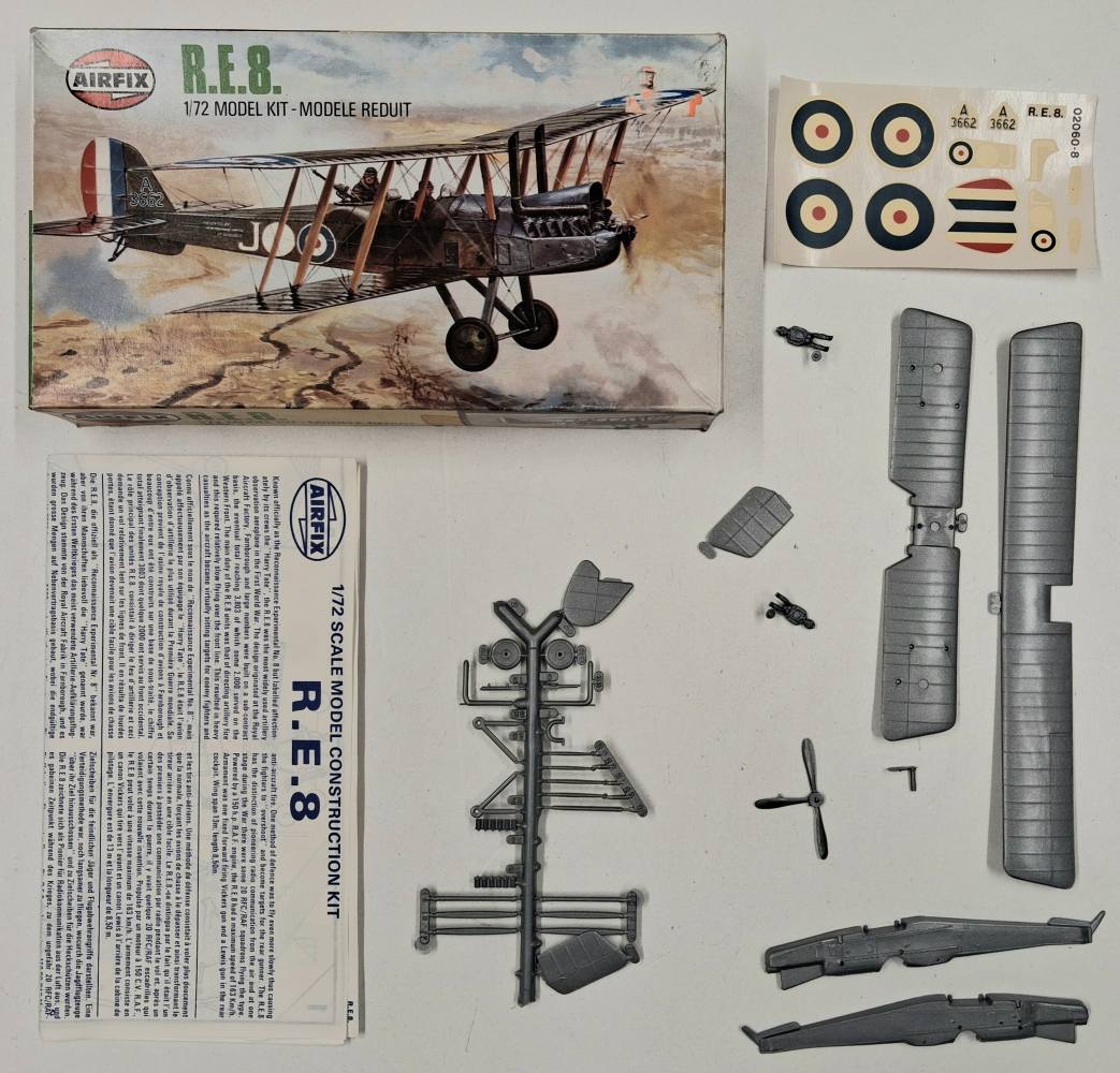 KINGKIT MODEL SCRAPYARD AIRFIX 02060-8 RE8 BROKEN PROP Salvage Yard