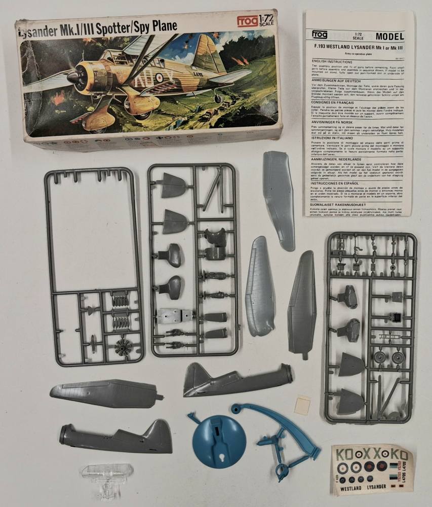 KINGKIT MODEL SCRAPYARD FROG F193 LYSANDER MK.I/III NO DECALS Salvage Yard