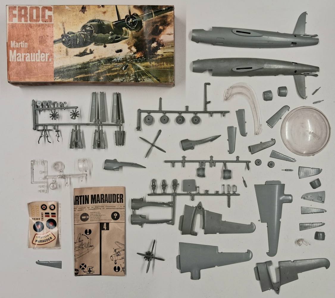 KINGKIT MODEL SCRAPYARD FROG F338 MARTIN MARAUDER STARTED Salvage Yard
