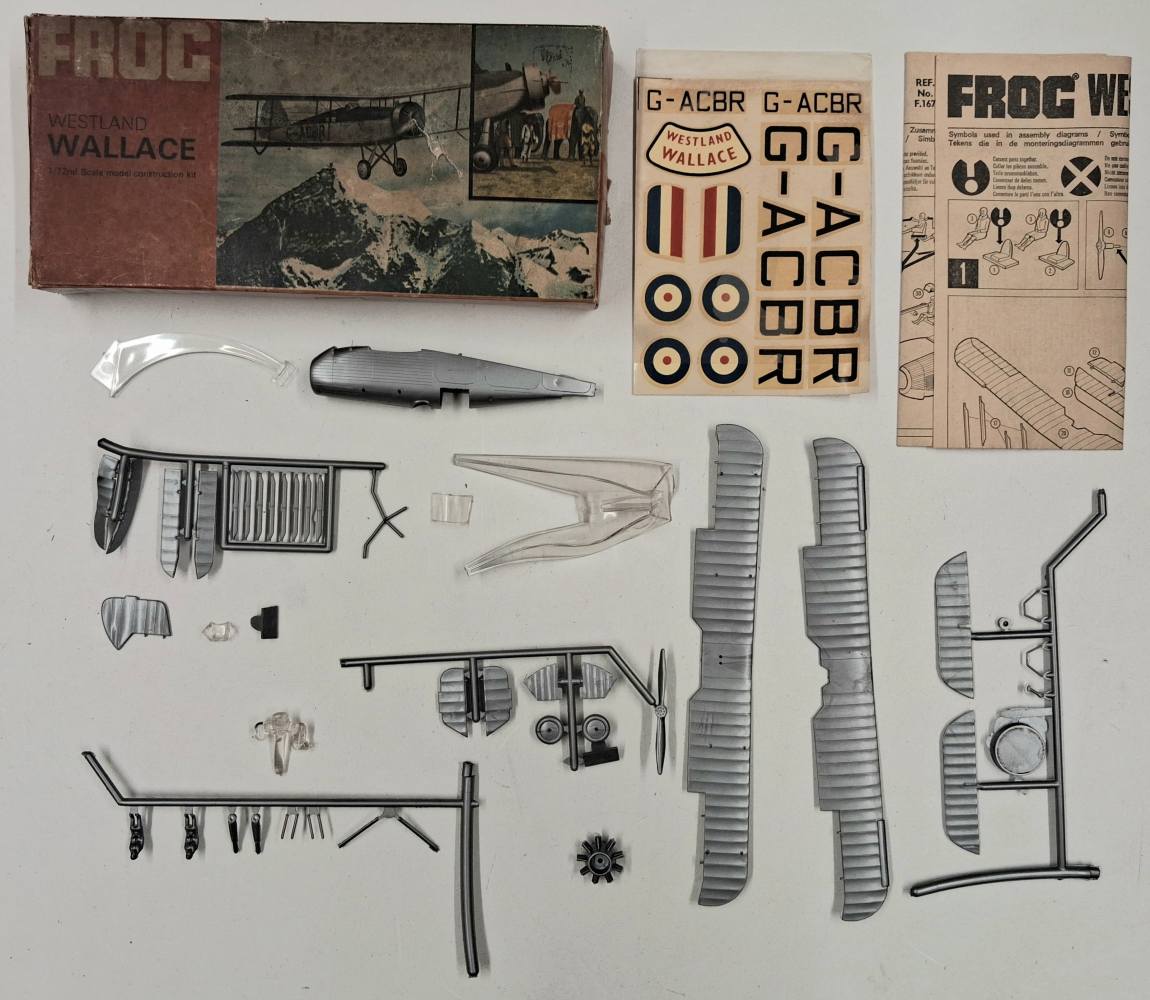 KINGKIT MODEL SCRAPYARD FROG F167 WESTLAND WALLACE WARPED PARTS INCOMPLETE Salvage Yard