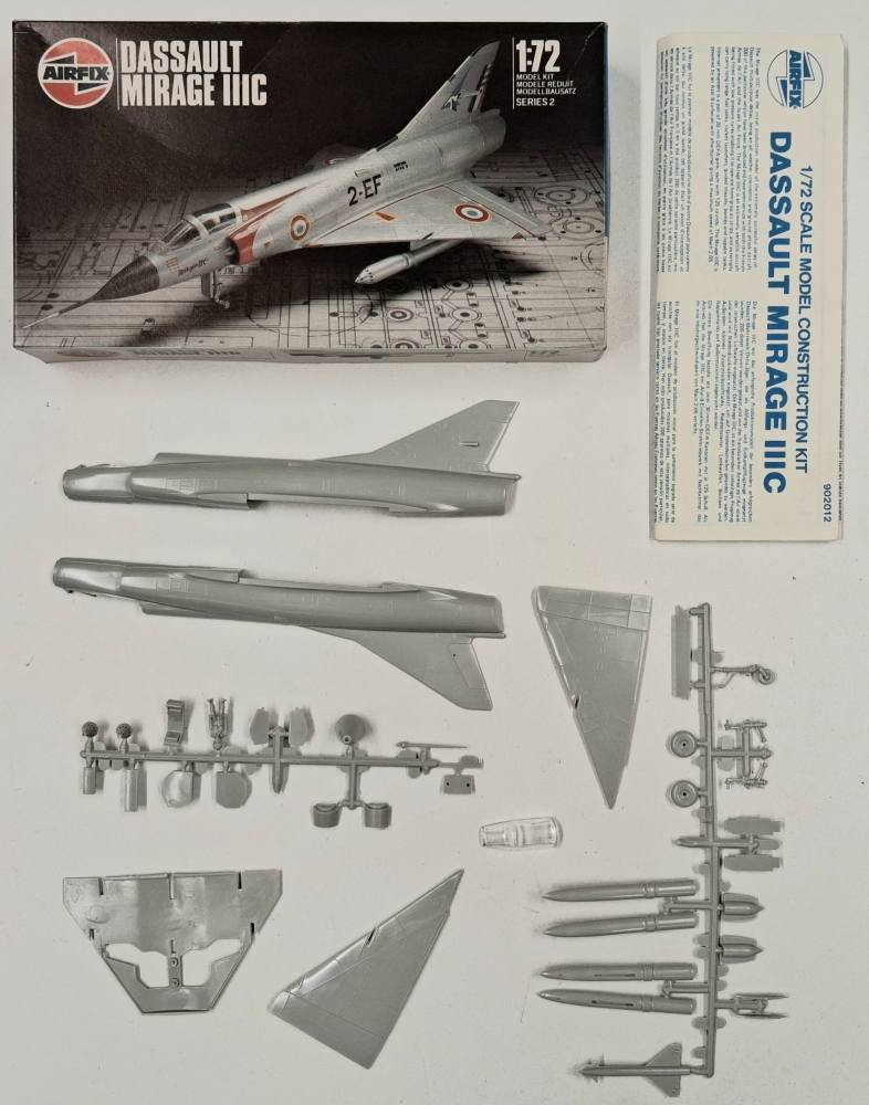 KINGKIT MODEL SCRAPYARD AIRFIX 02012 MIRAGE IIIC NO DECALS Salvage Yard