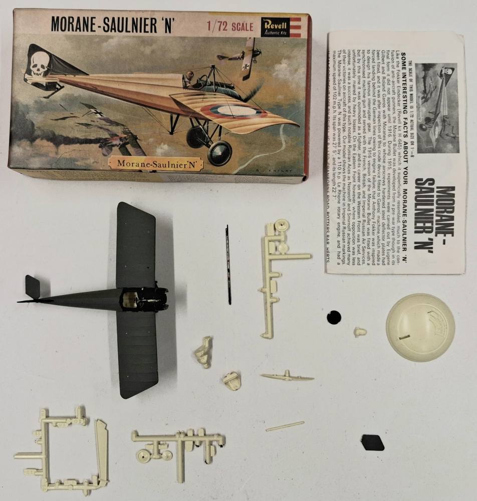 KINGKIT MODEL SCRAPYARD REVELL H-644 MORANE SAULNIER BUILT Salvage Yard