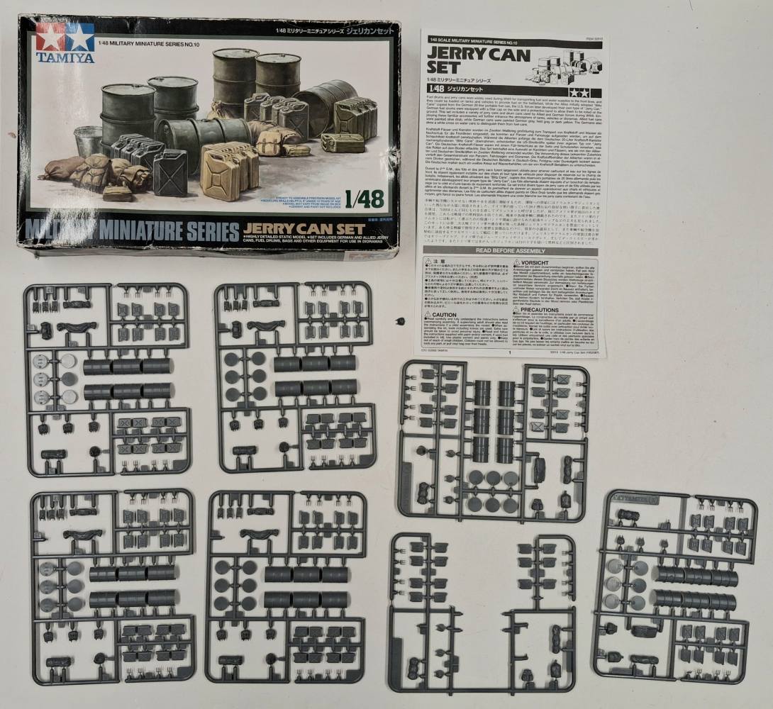 KINGKIT MODEL SCRAPYARD TAMIYA 32510 JERRY CAN SET STARTED Salvage Yard