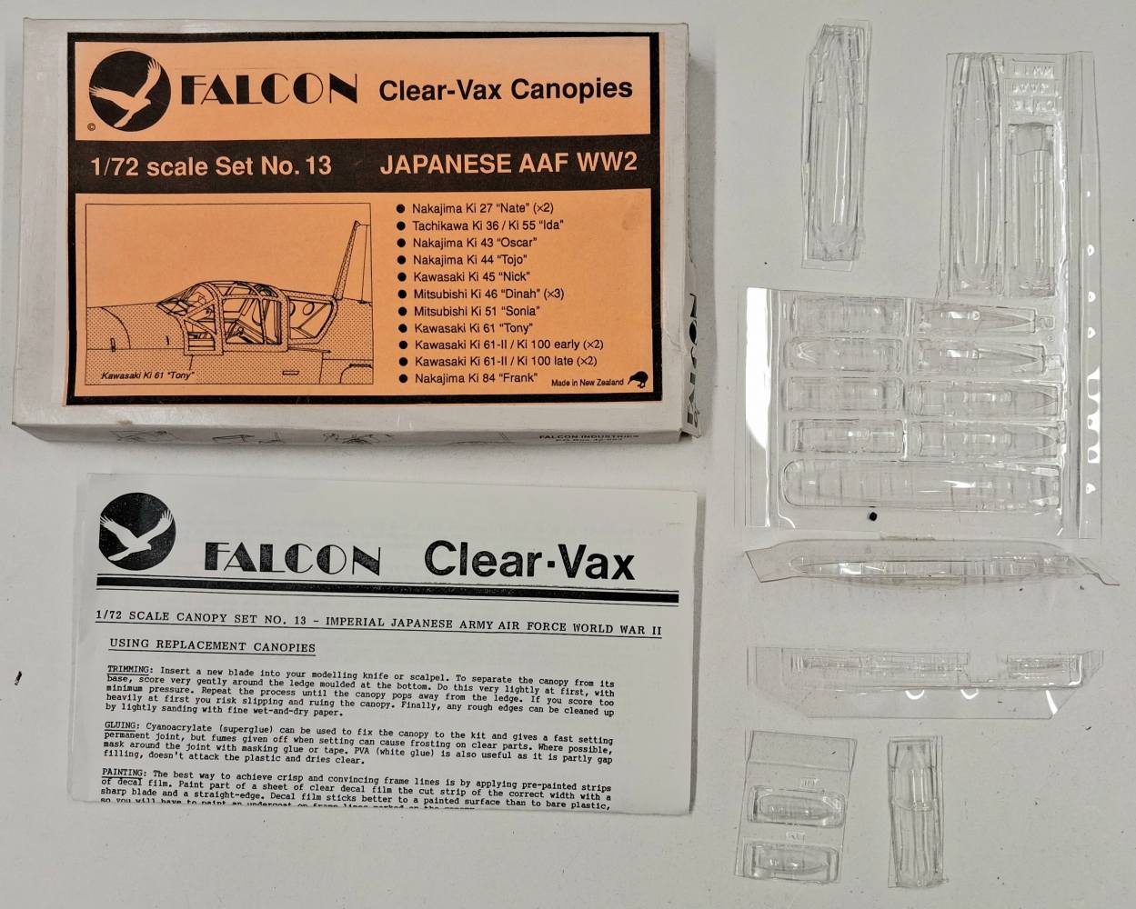 KINGKIT MODEL SCRAPYARD FALCON JAPANESE AAF WW2 INCOMPLETE Salvage Yard