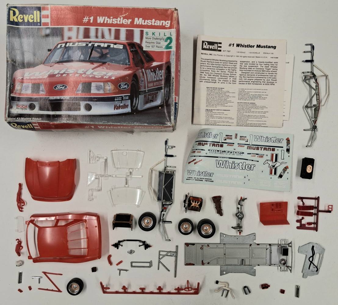 KINGKIT MODEL SCRAPYARD REVELL 7197 1 WHISTLER MUSTANG DAMAGED BOX STARTED Salvage Yard
