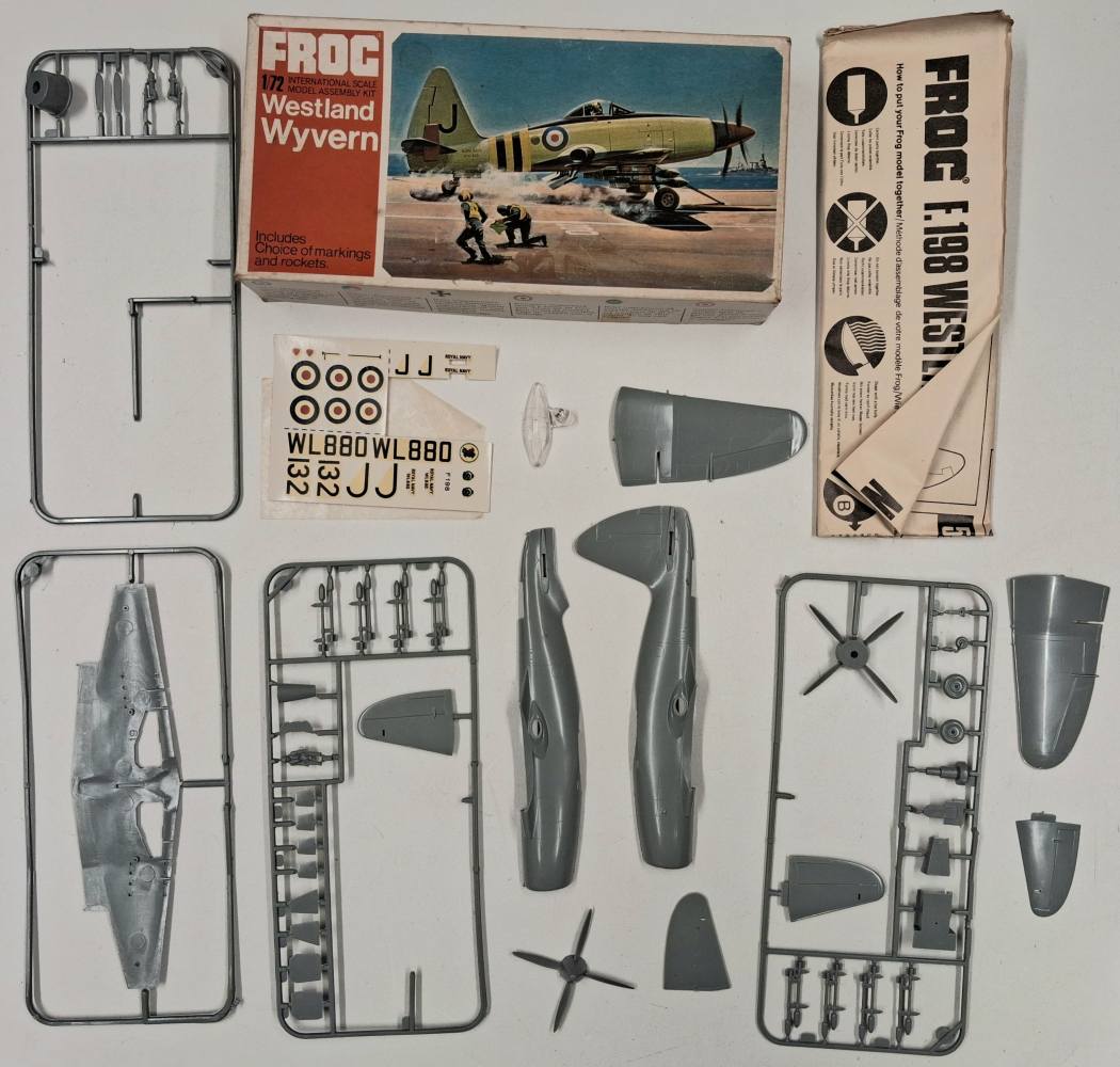 KINGKIT MODEL SCRAPYARD FROG F198 WESTLAND WYVERN CUT DECALS Salvage Yard