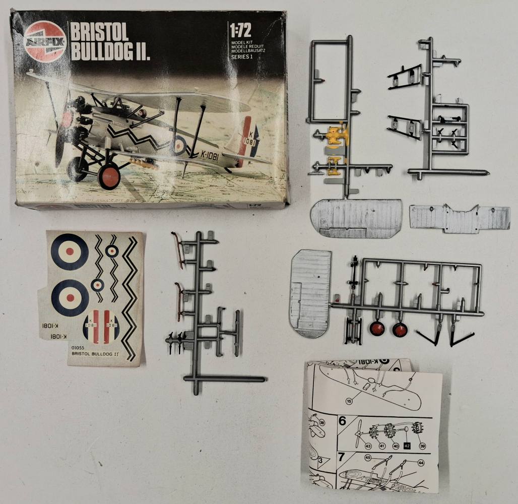 KINGKIT MODEL SCRAPYARD AIRFIX 01055 BRISTOL BULLDOG II SPARES REPAIRS Aircraft Model Kits