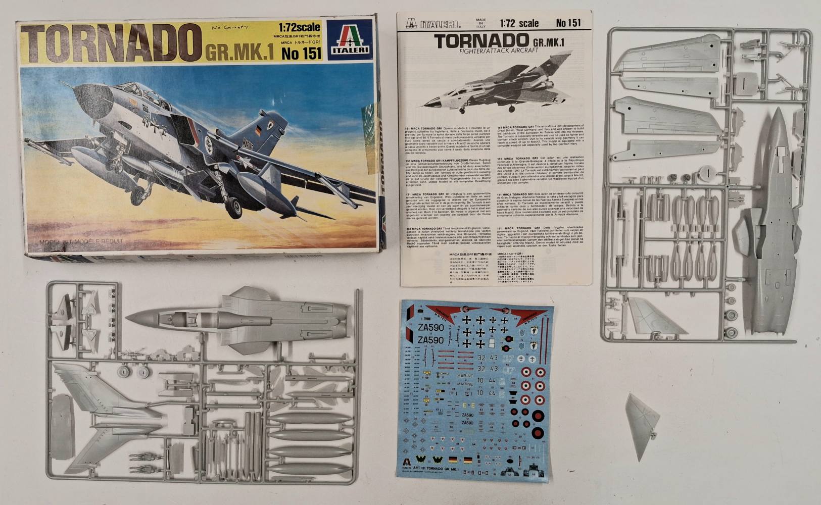 KINGKIT MODEL SCRAPYARD ITALERI 151 TORNADO GR.MK.1 NO CANOPY Salvage Yard